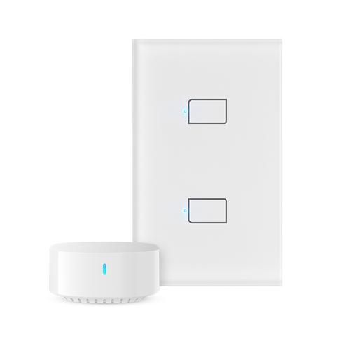 Apagador Inteligente WiFi de 2 Botones REQUIERE S3Hub NO